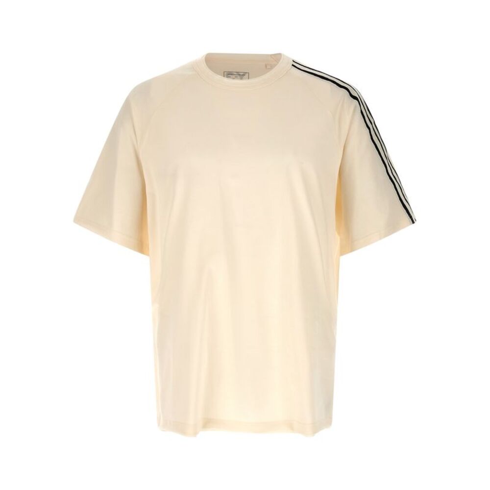 Y-3 White Cotton Men's T-Shirt